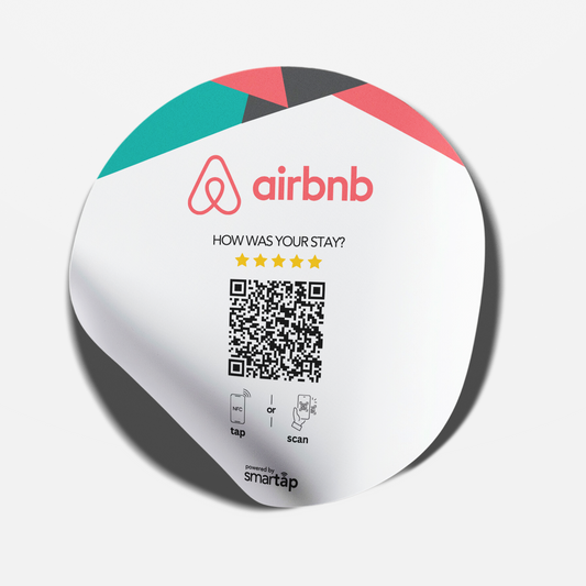 Sticker blanca de Airbnb