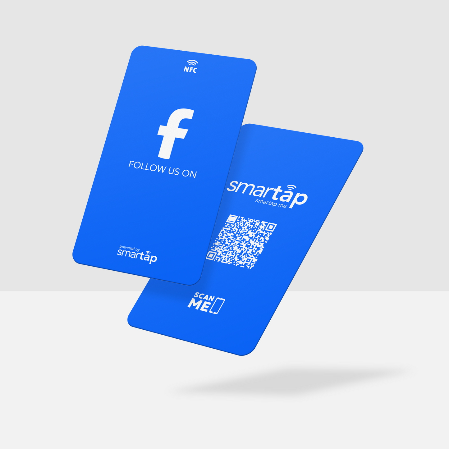 Tarjeta azul de Facebook