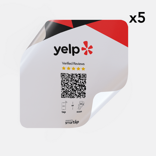 Yelp Sticker x5