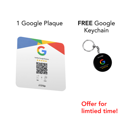 Google Plaque + FREE Keychain