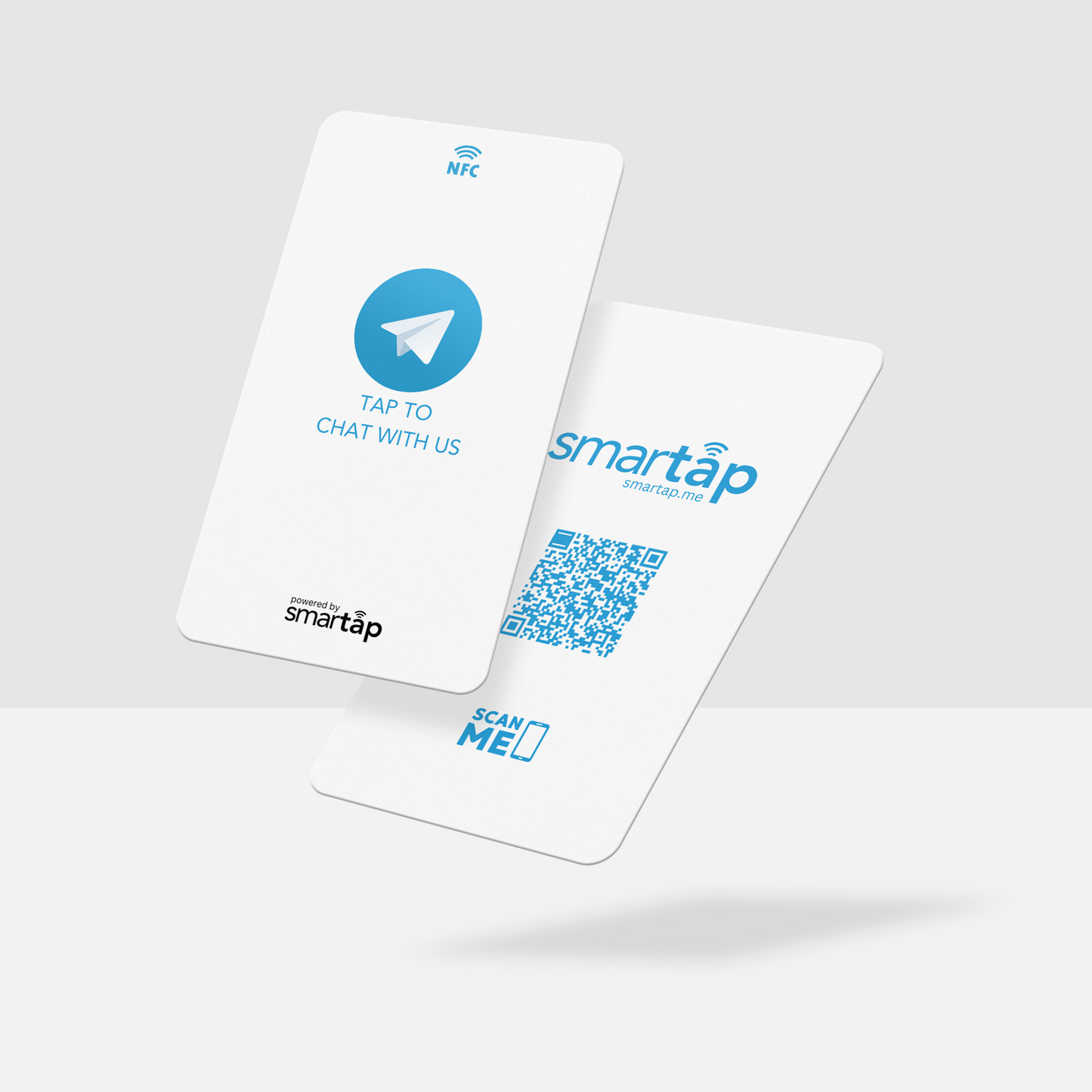 Tarjeta blanca de Telegram