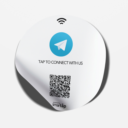 Sticker blanco de Telegram