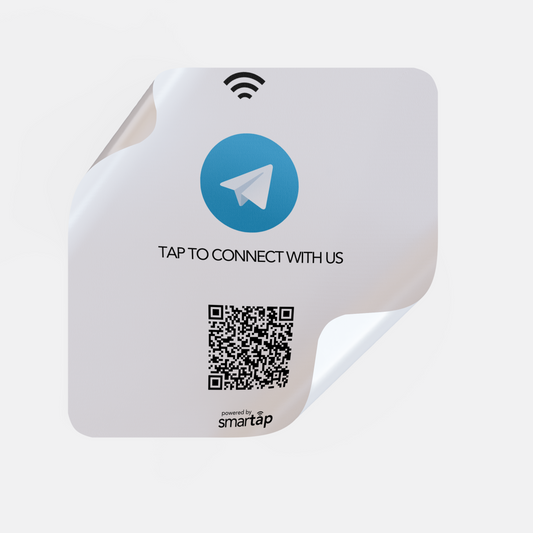 Sticker blanco de Telegram