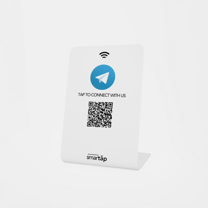 Stand blanco de Telegram