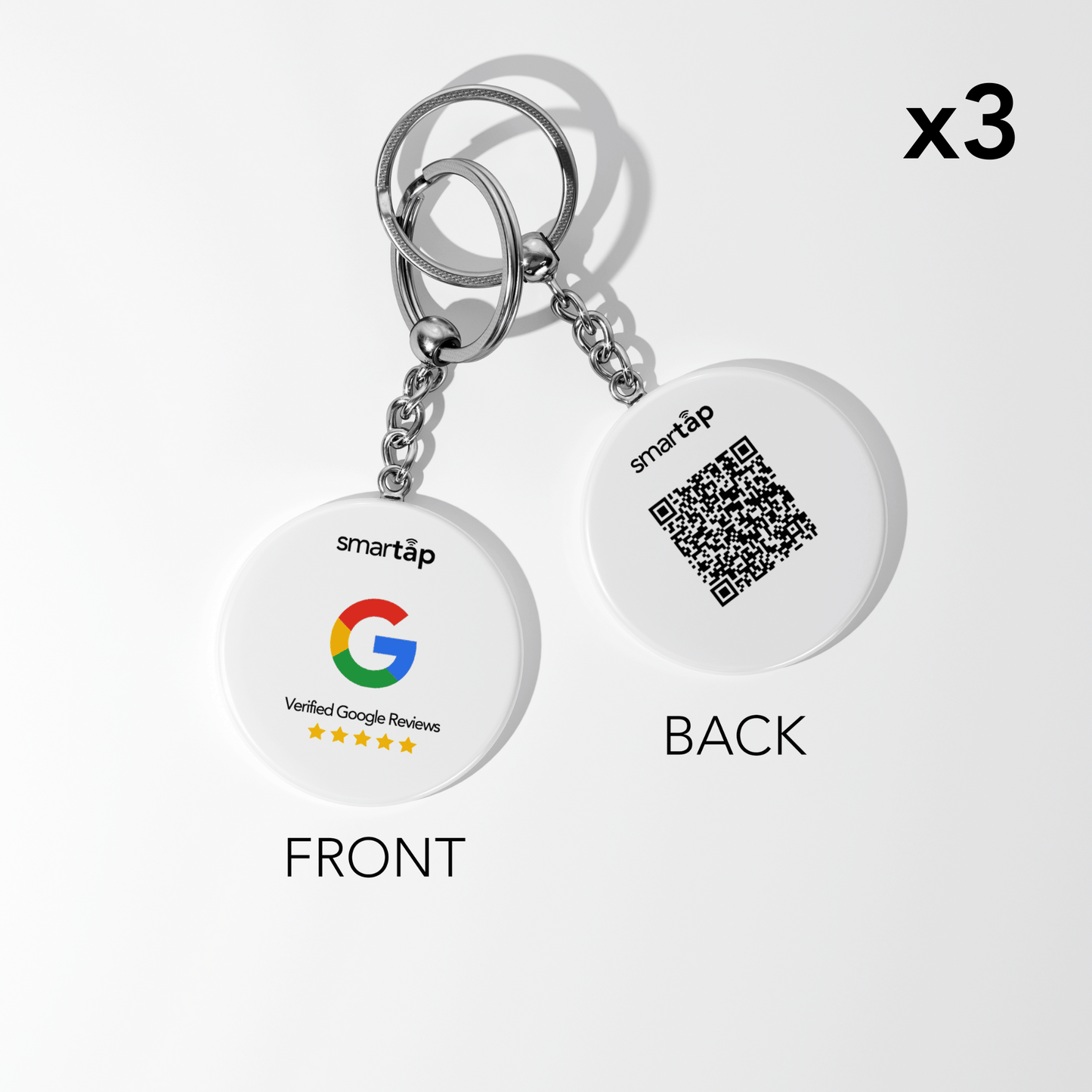 Google Keychain x3