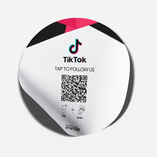 Sticker blanco de TikTok