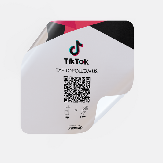 Sticker blanco de TikTok
