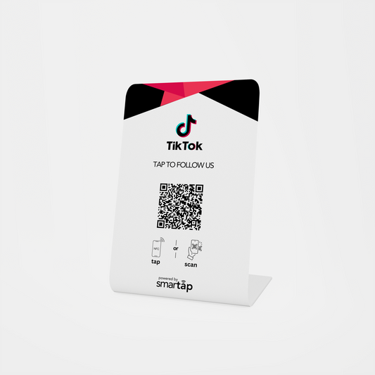Stand blanco de TikTok