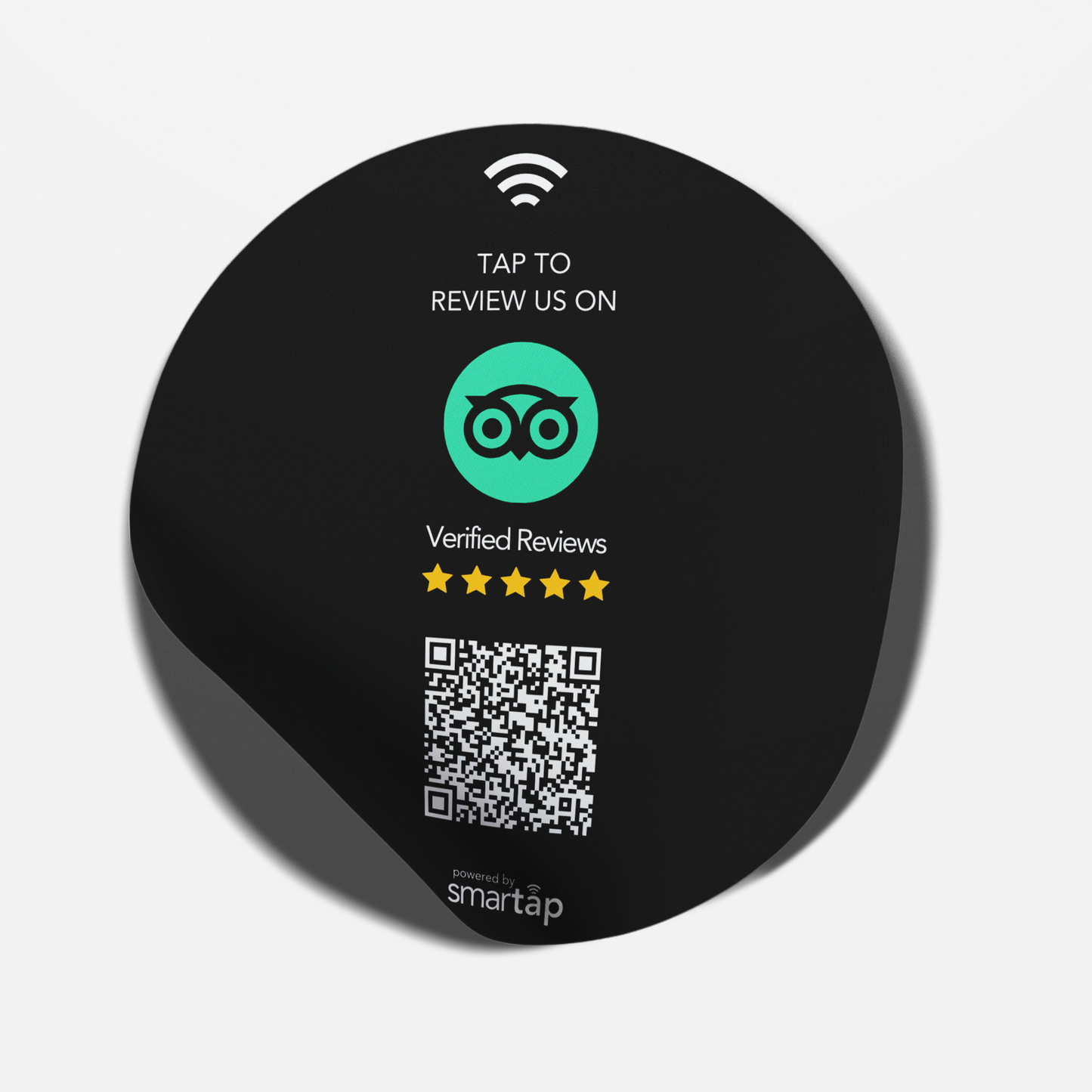 Sticker negro de Tripadvisor