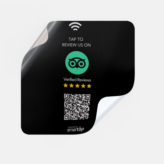 Sticker negro de Tripadvisor